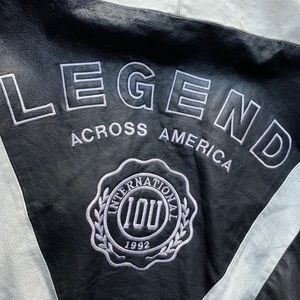 Vintage Euro-Mode I.O.U Leather Jacket Size Large